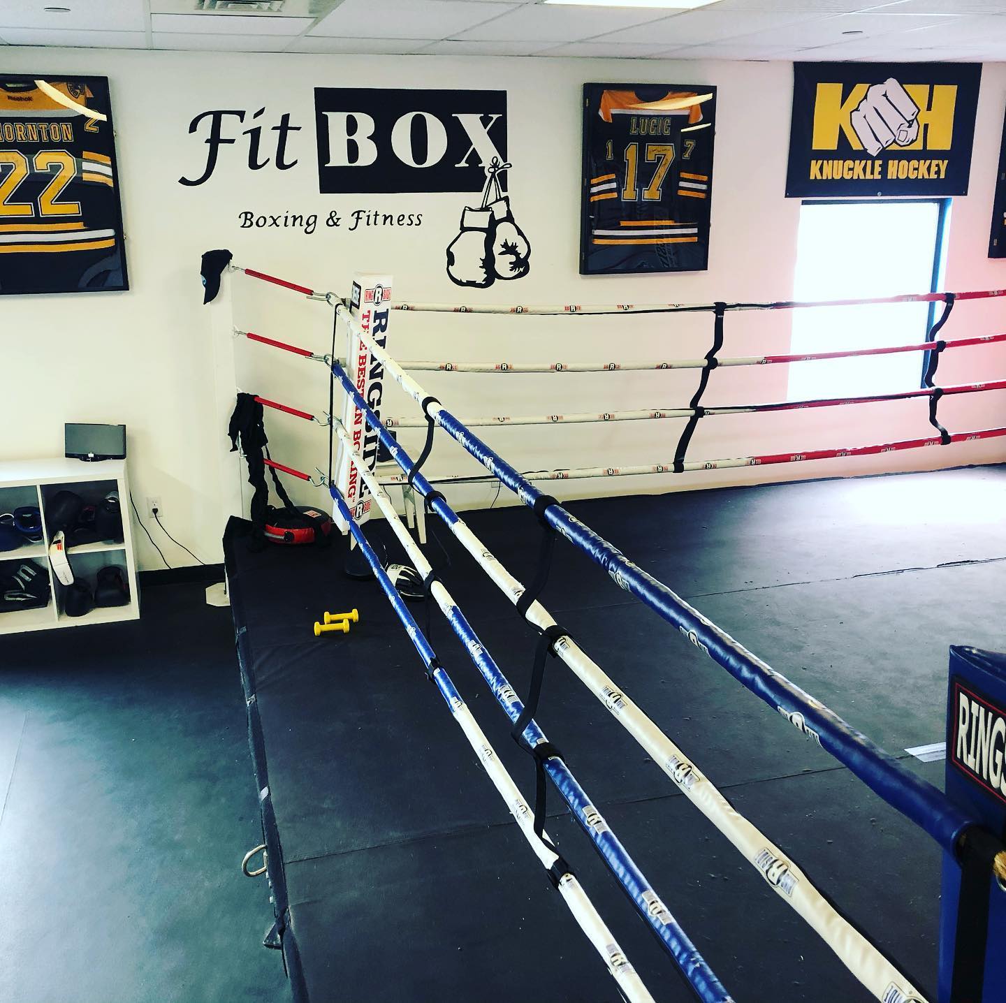 We have been waiting on the Governor and hoping soon to be back punching again .
All Private One on One Boxing workouts will be available . Contact us today to learn more . Call /text (781)727-9503 or email Fitbox@outlook.com.